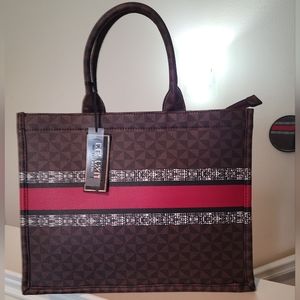 NWOT! Celine Brown and Red Handbag